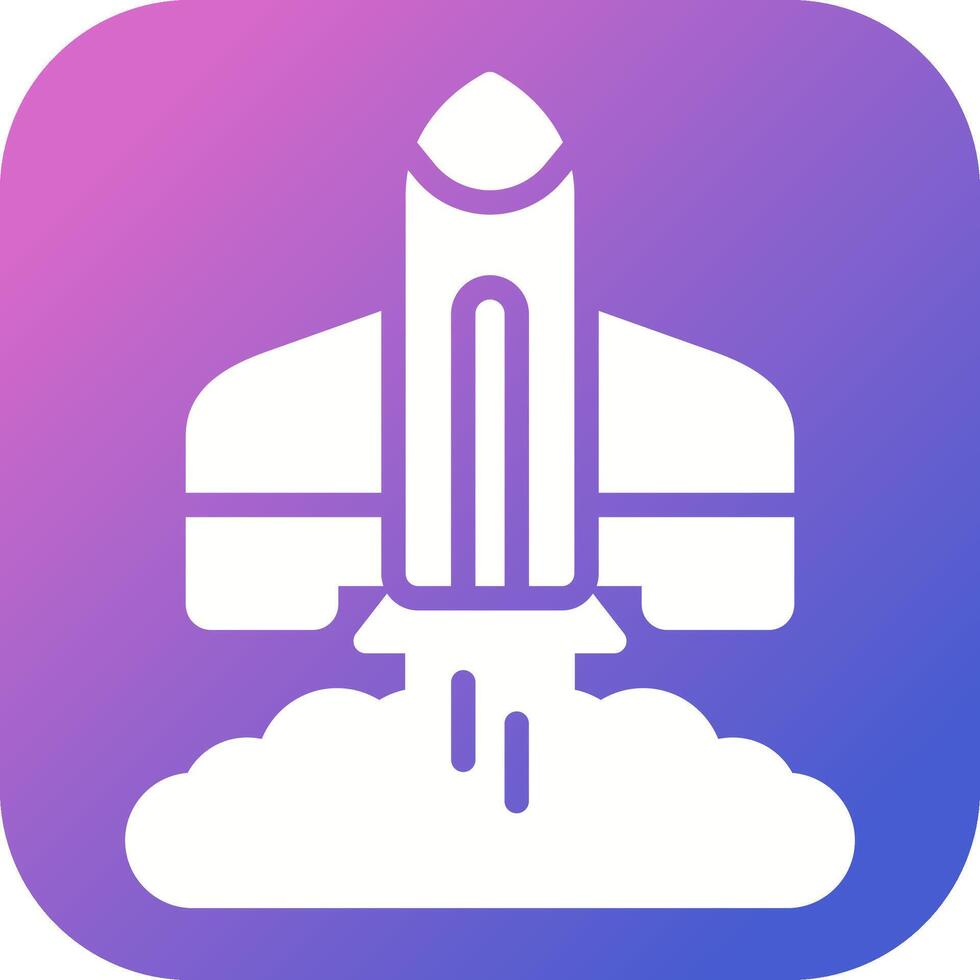 Rocket Launch Vector Icon