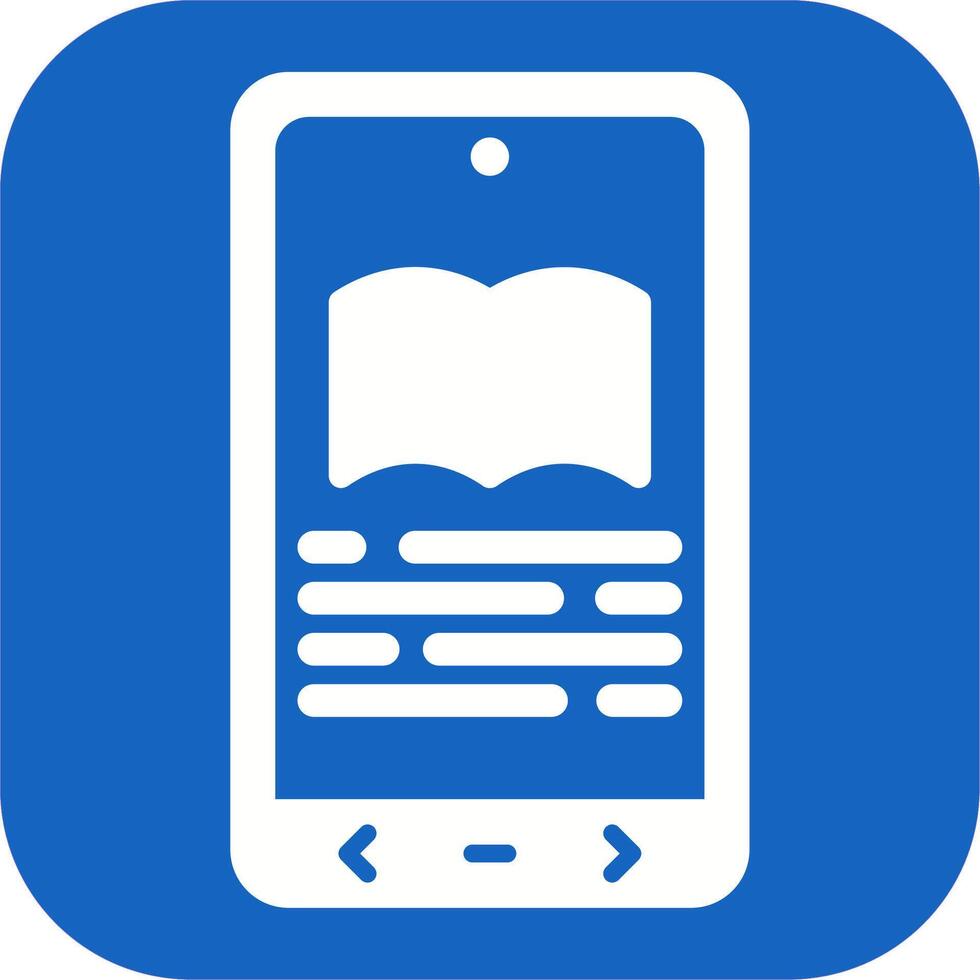 E book Reader Vector Icon
