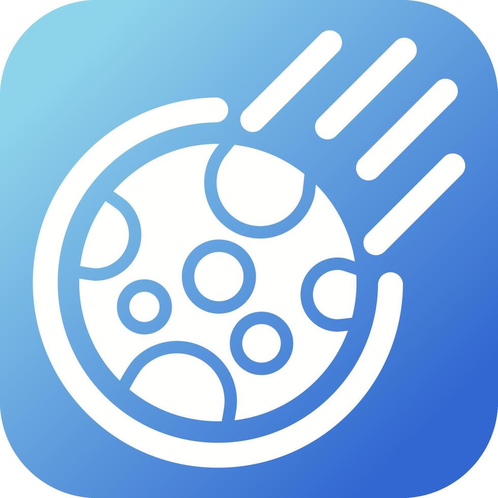 Meteor Vector Icon