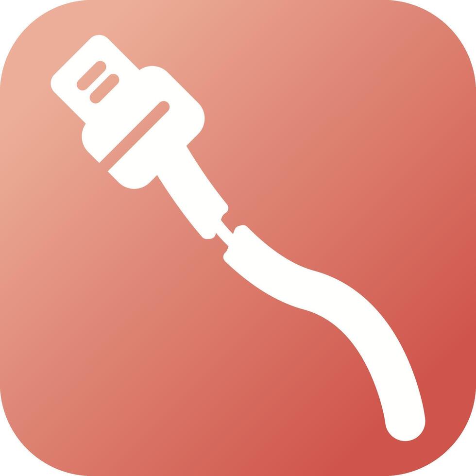 Broken Cable Vector Icon