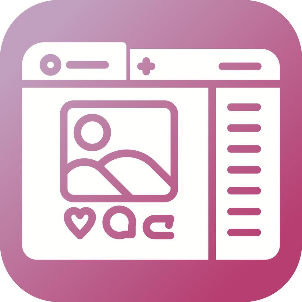 Social Media Vector Icon