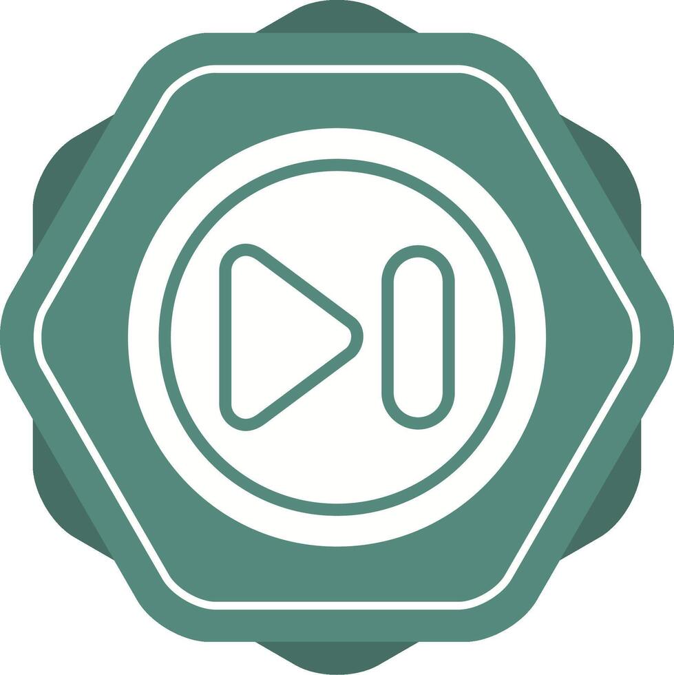 Next Track Button Vector Icon