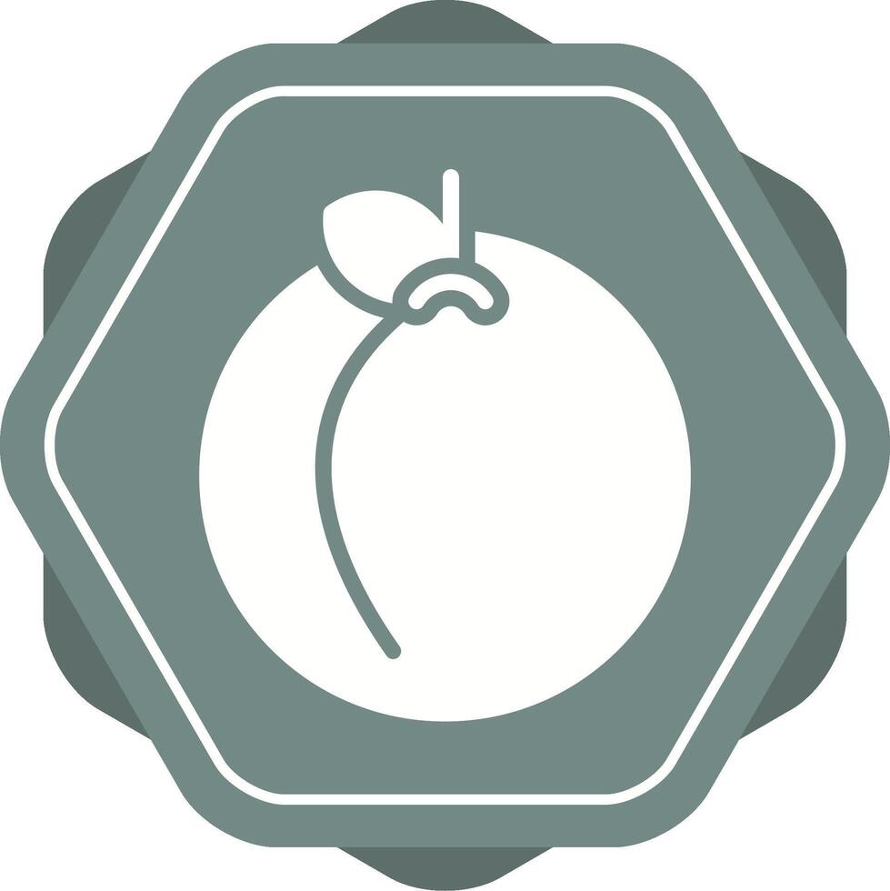 Peach Vector Icon