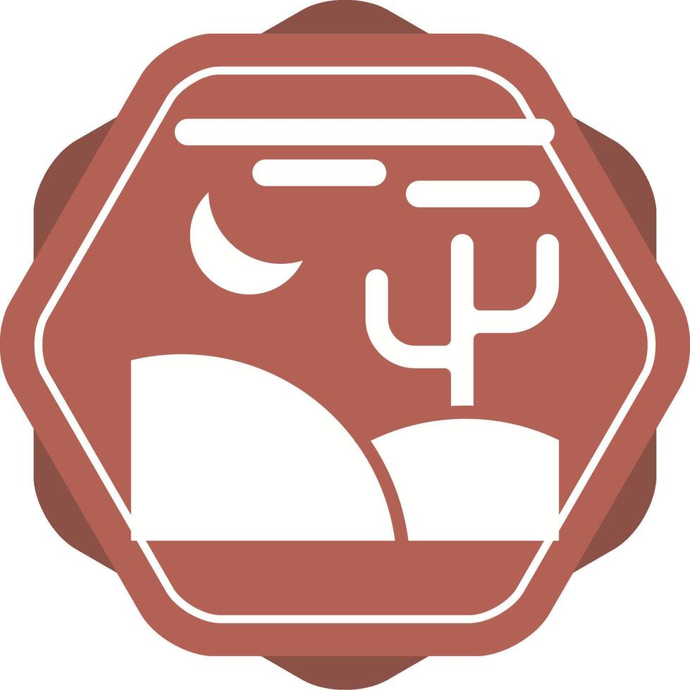 icono de vector de desierto