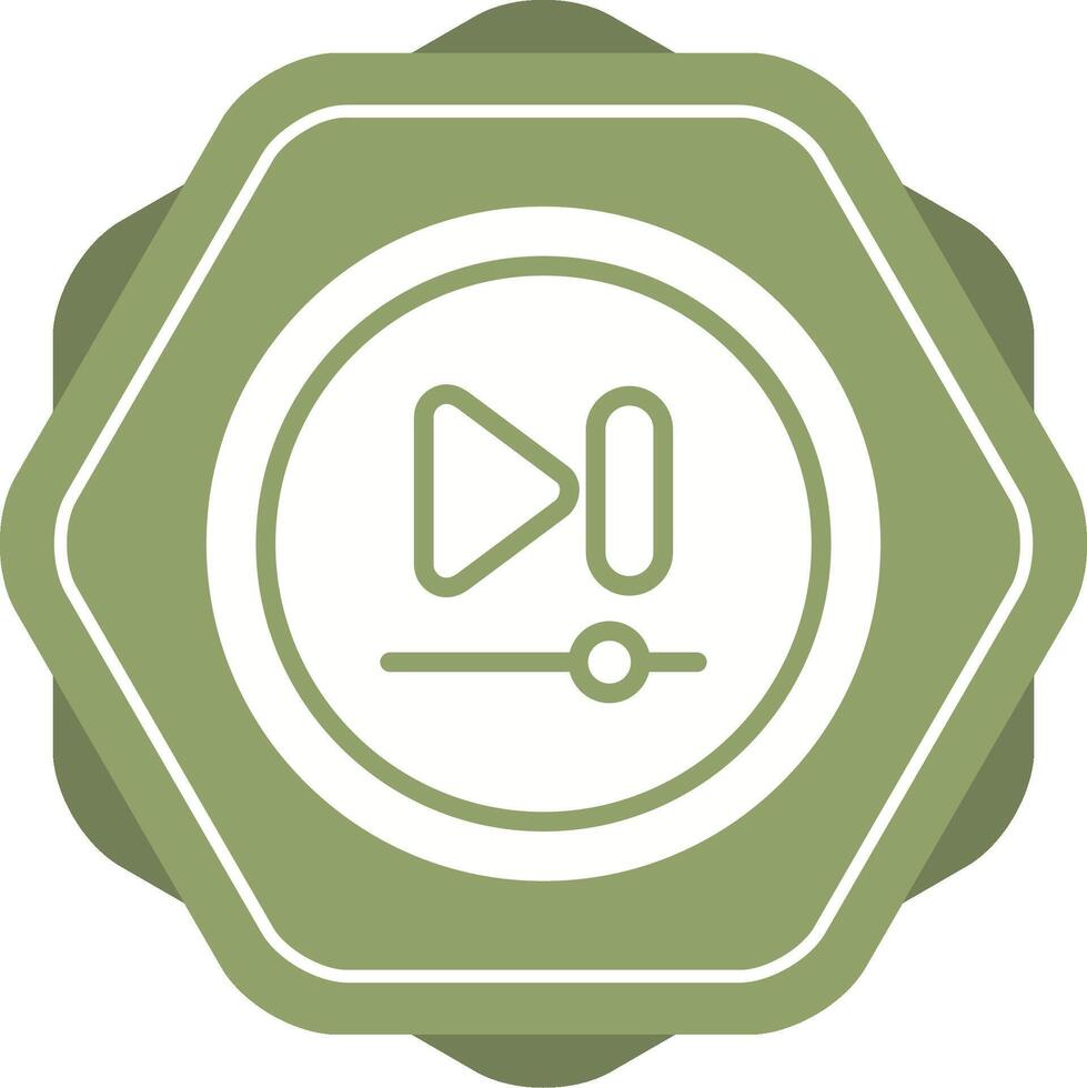 Video Next Track Button Vector Icon