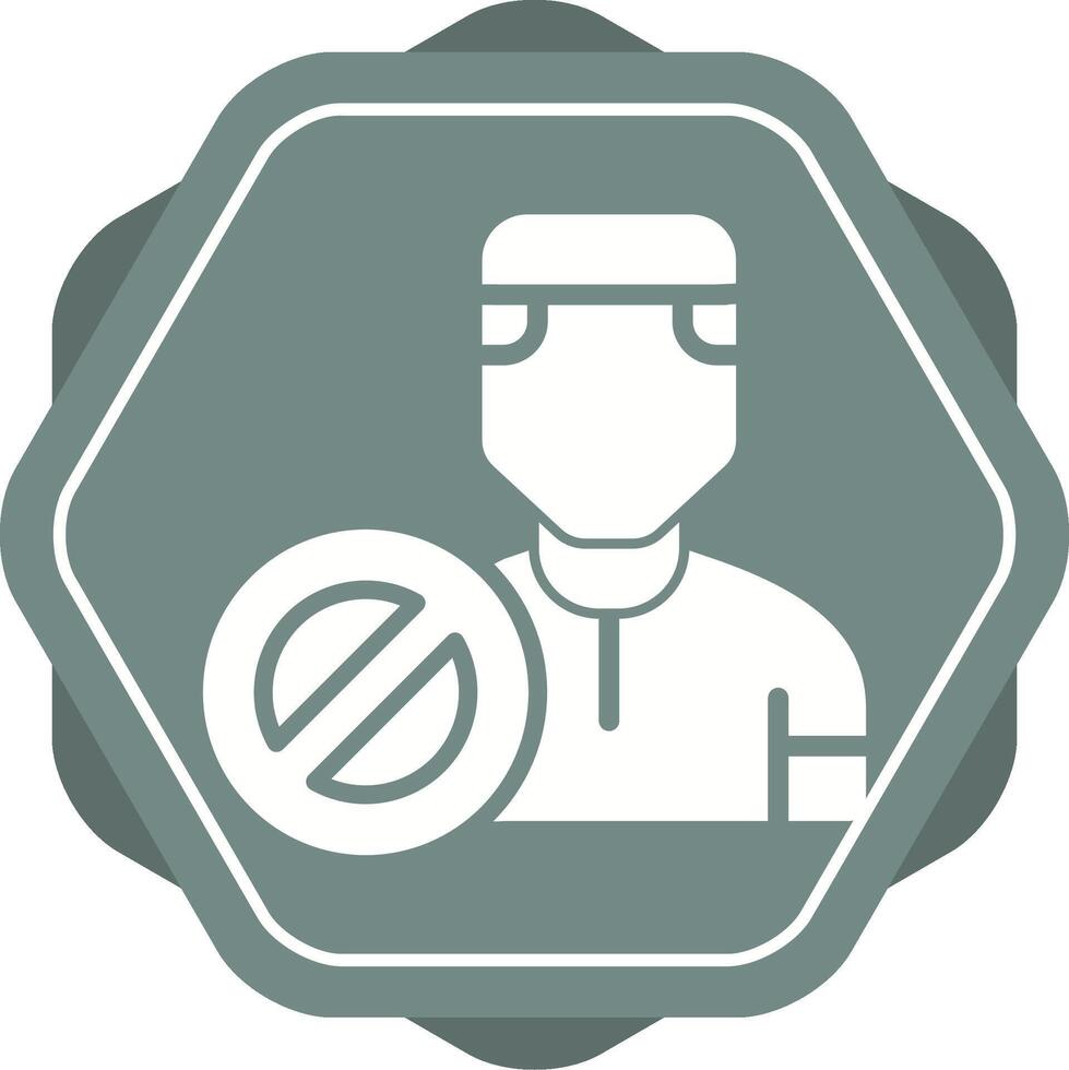 Block User Vector Icon