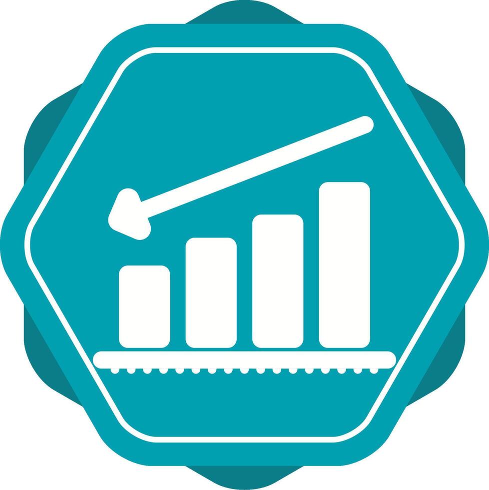 Chart Decreasing Vector Icon