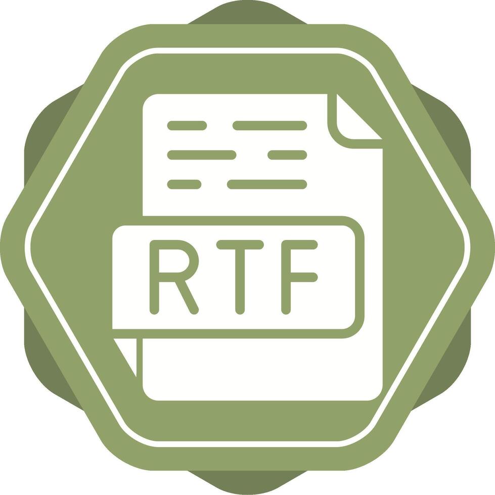 RTF Vector Icon