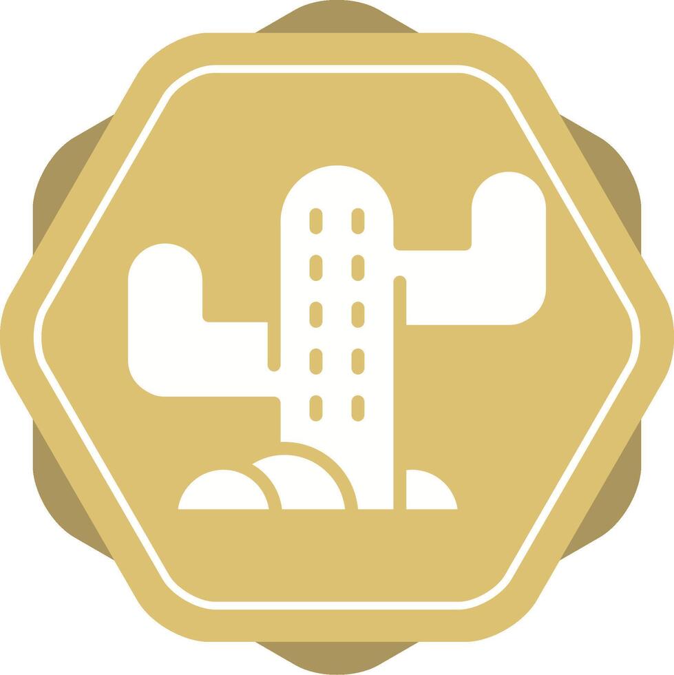 icono de vector de cactus