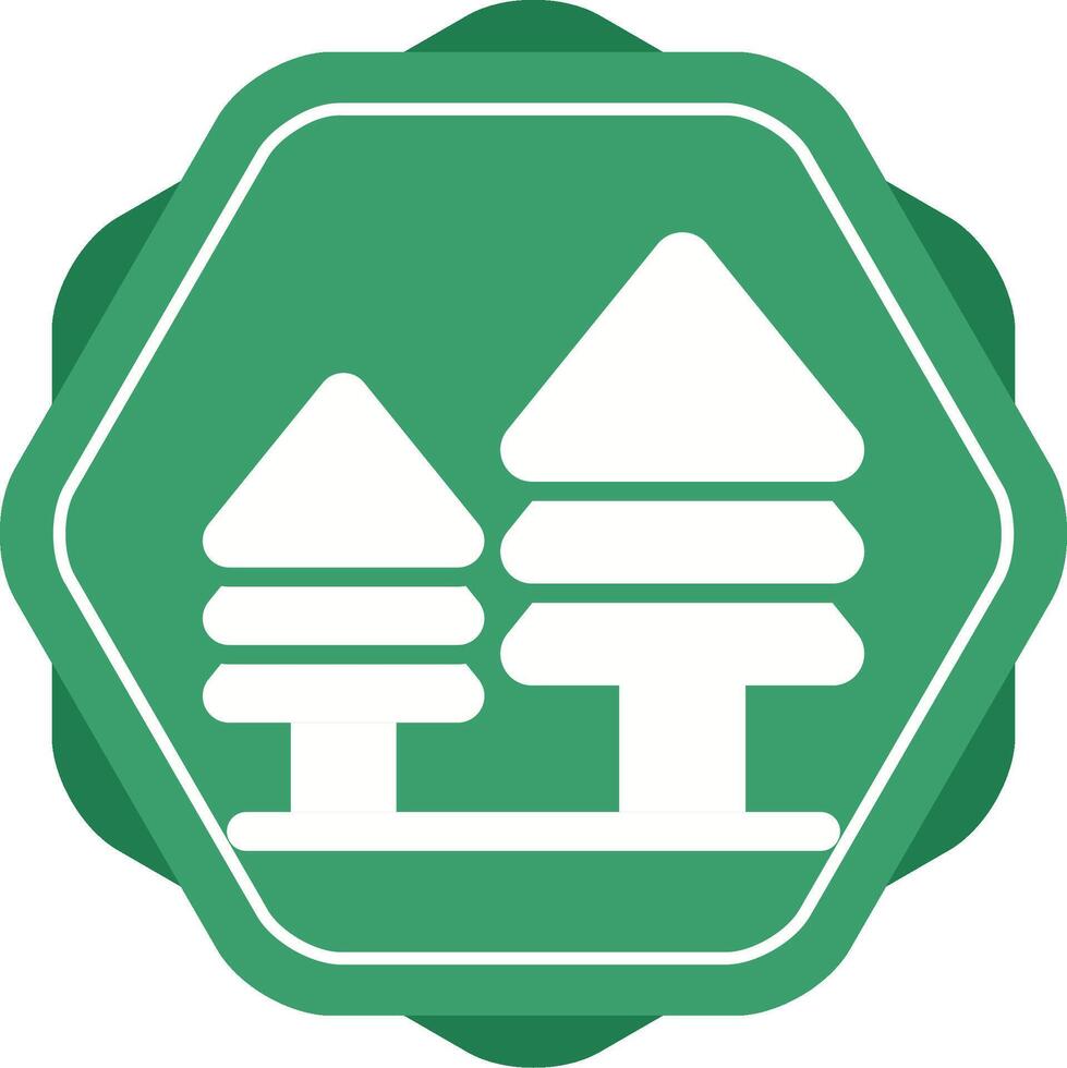 icono de vector de árbol