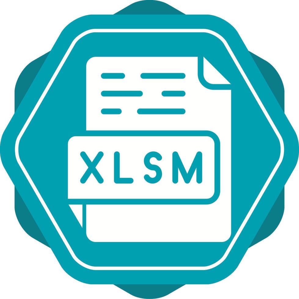 XLSM Vector Icon
