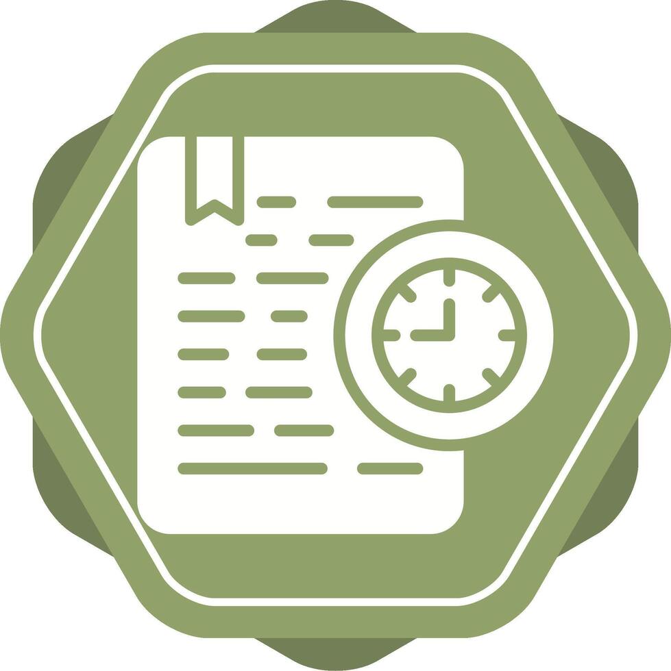 Document Expiration Vector Icon