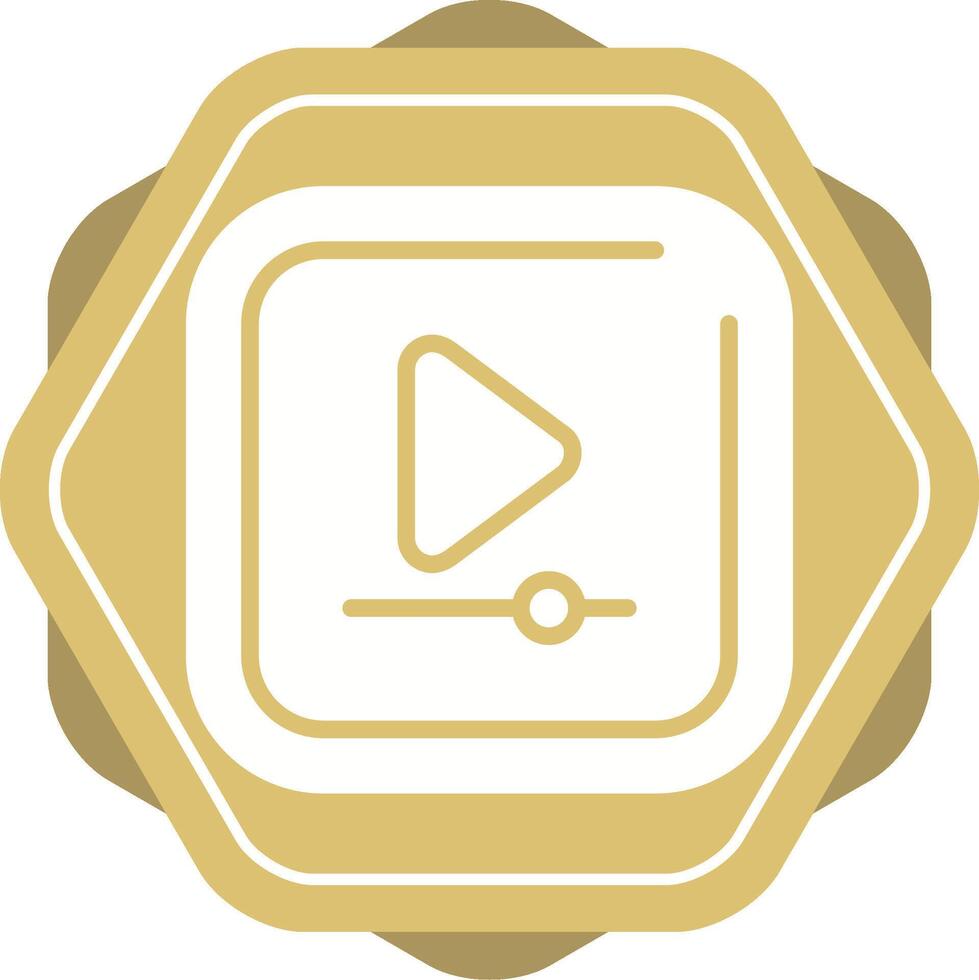 Video Play Square Vector Icon