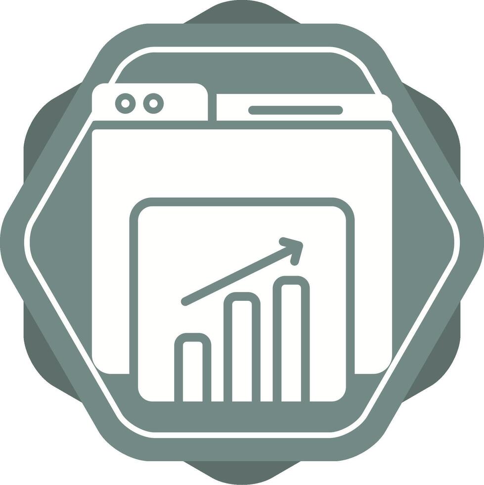 Website Statistics Vector Icon