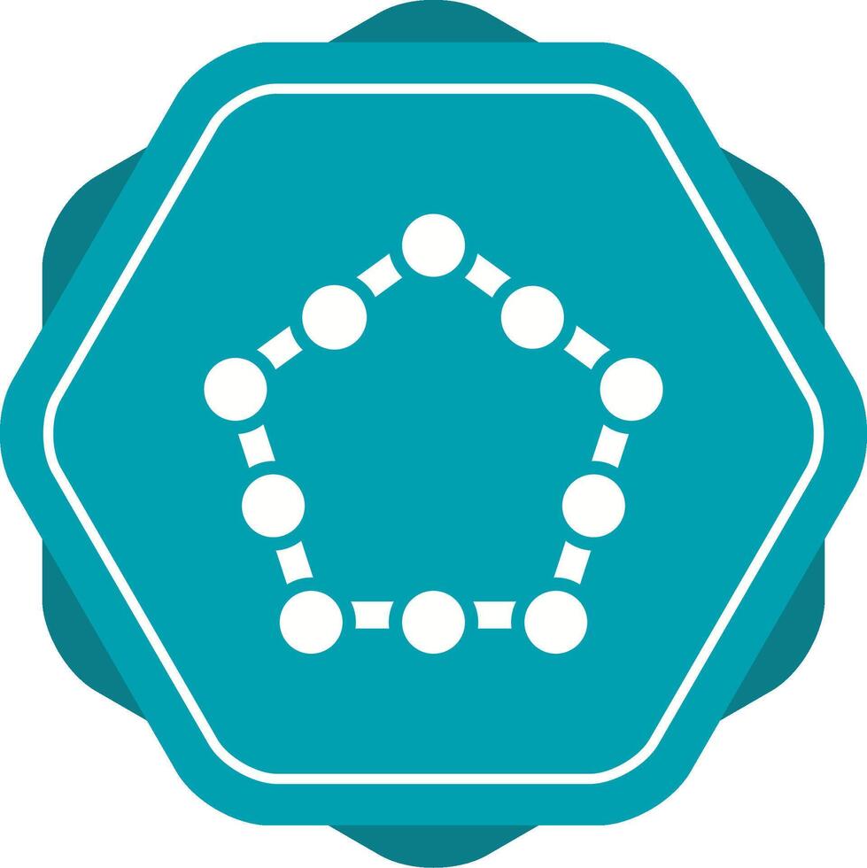 icono de vector hexagonal