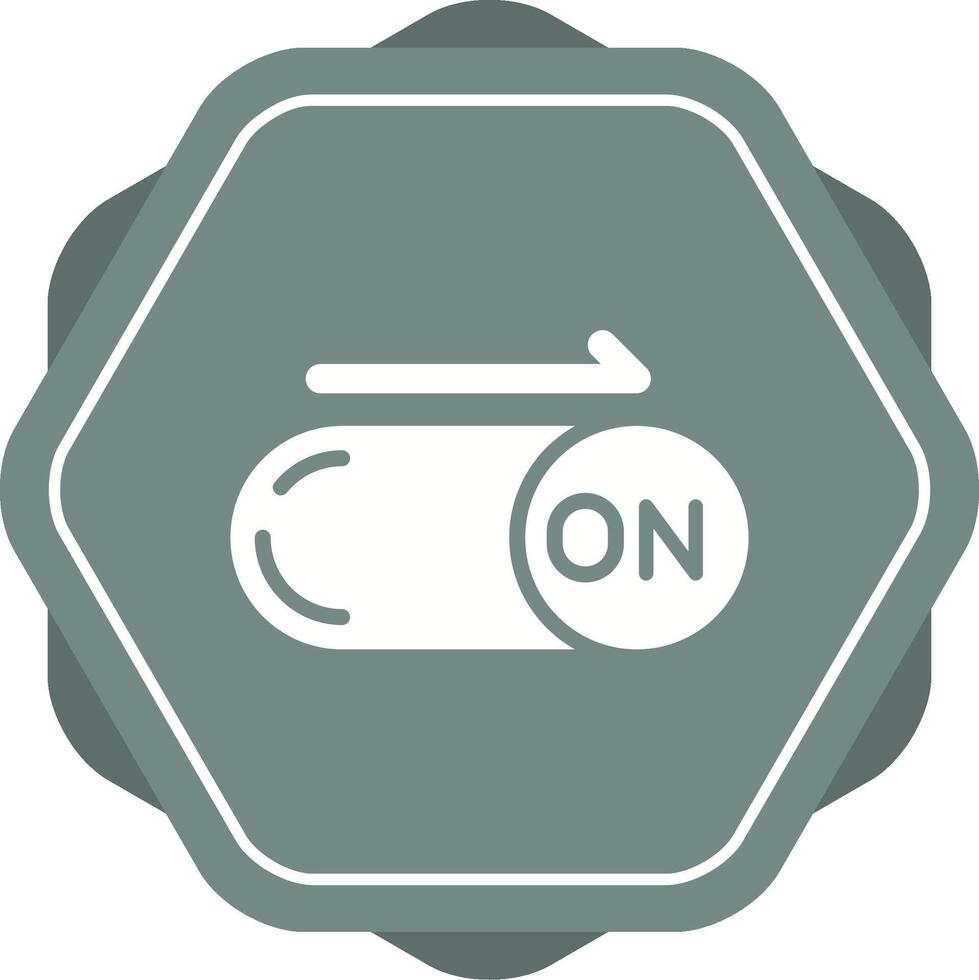 On Button Vector Icon