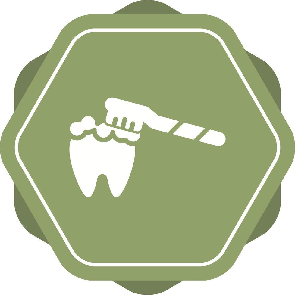 Brushing Teeth Vector Icon