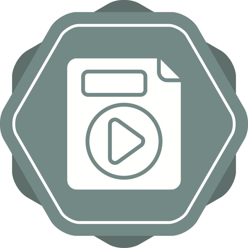 Video File Vector Icon