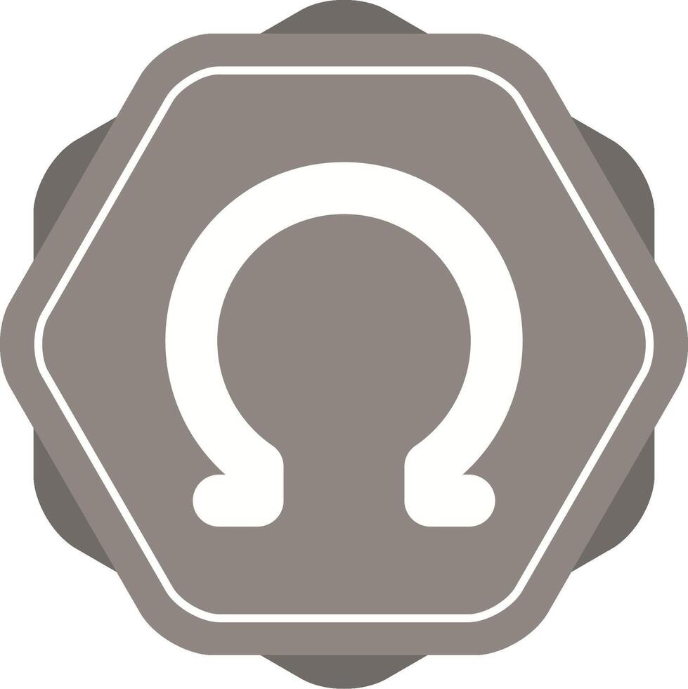 Omega Vector Icon
