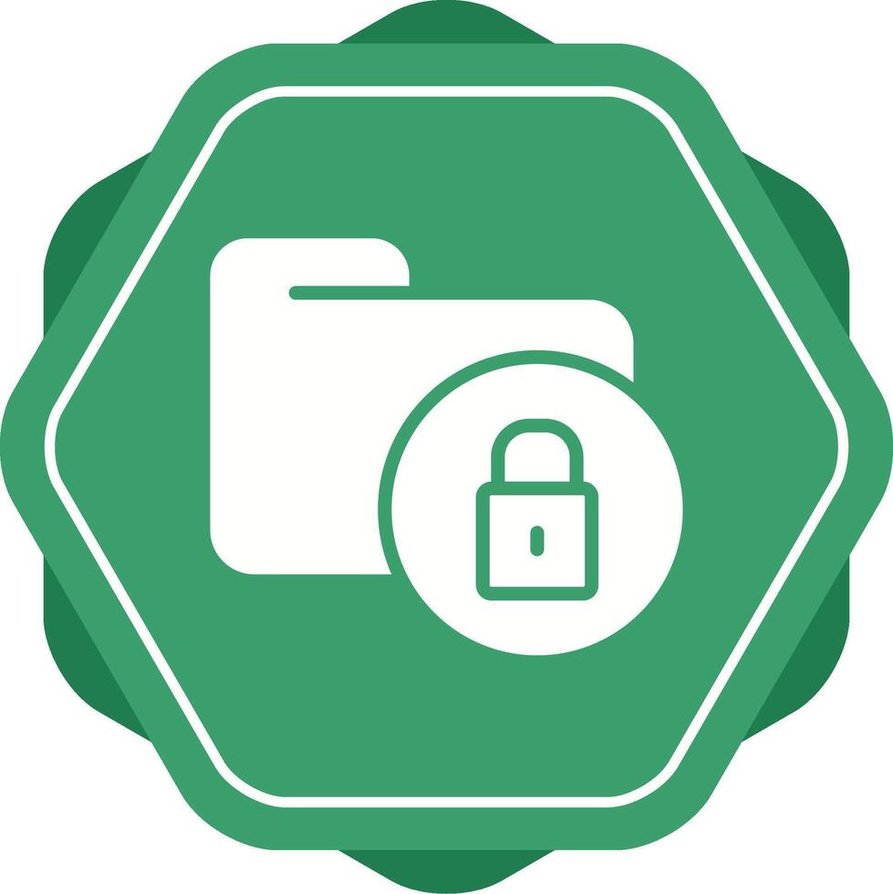 Secure Folder Vector Icon