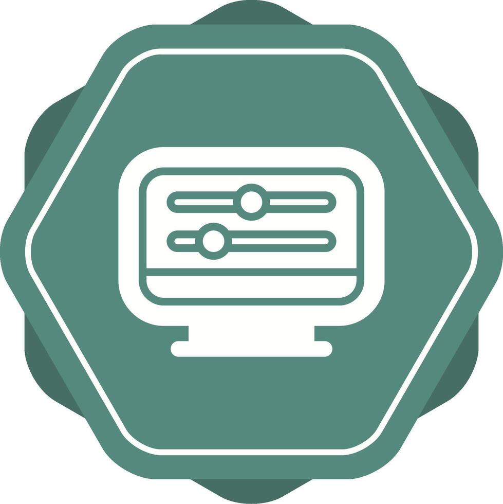 Desktop Computer Vector Icon