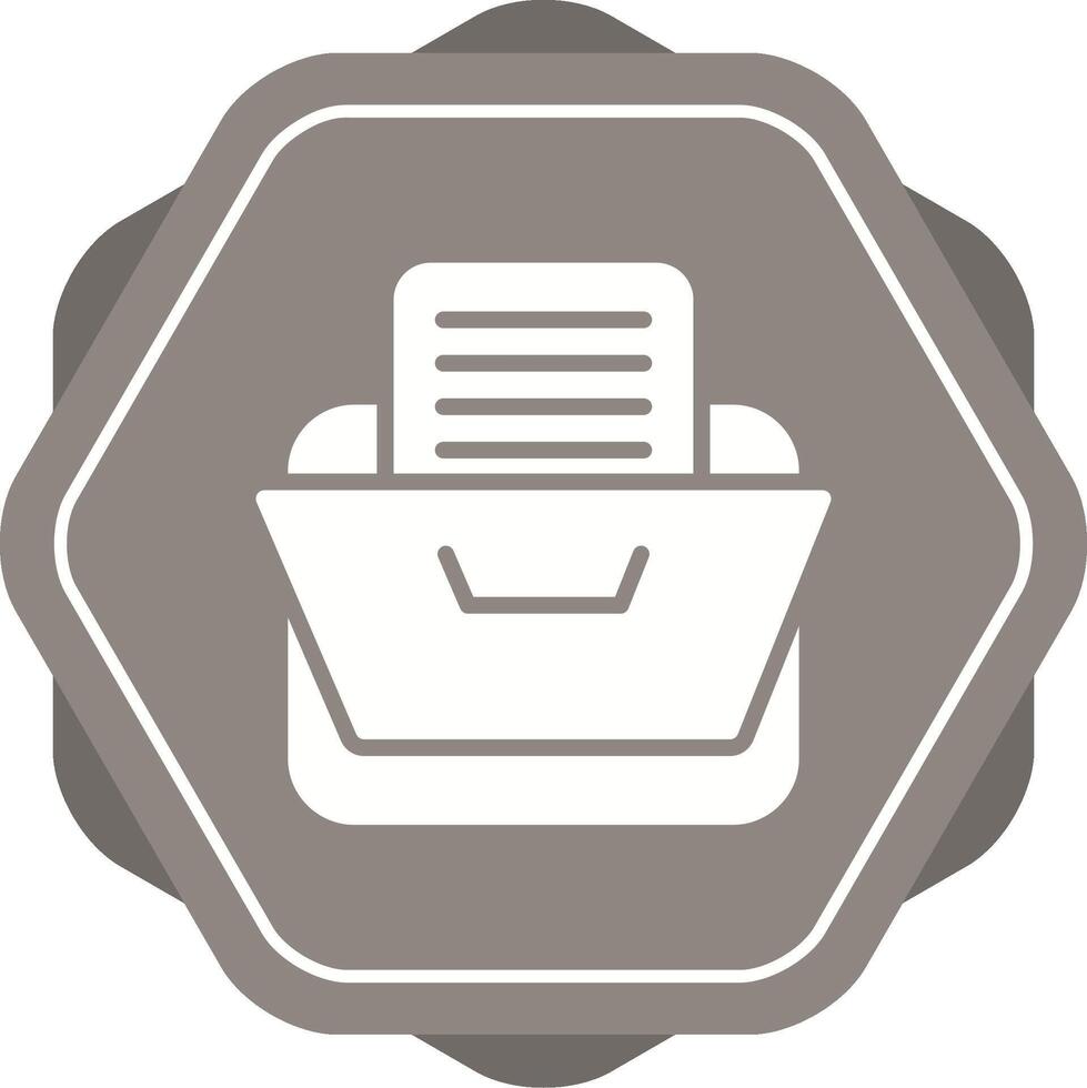 icono de vector de archivador