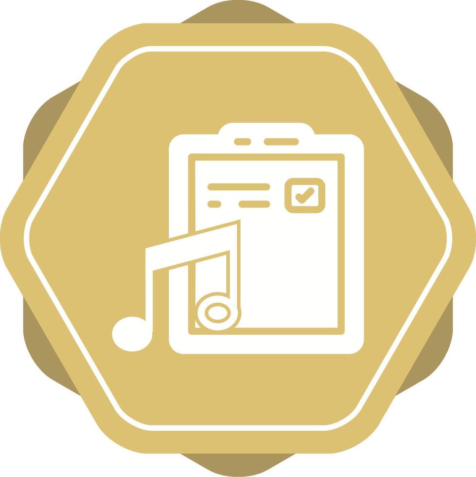 Music File Vector Icon