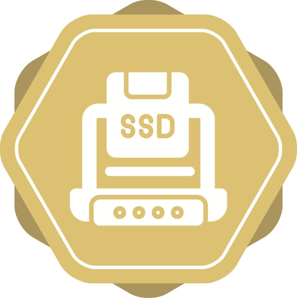 Solid State Drive Vector Icon