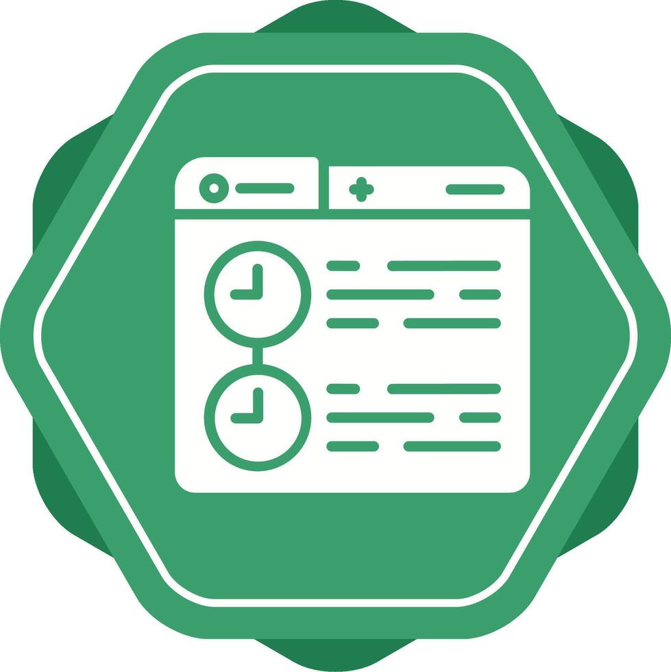 Timeline Vector Icon