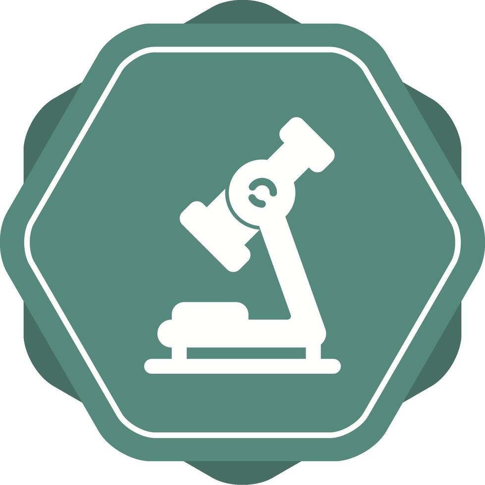 icono de vector de microscopio