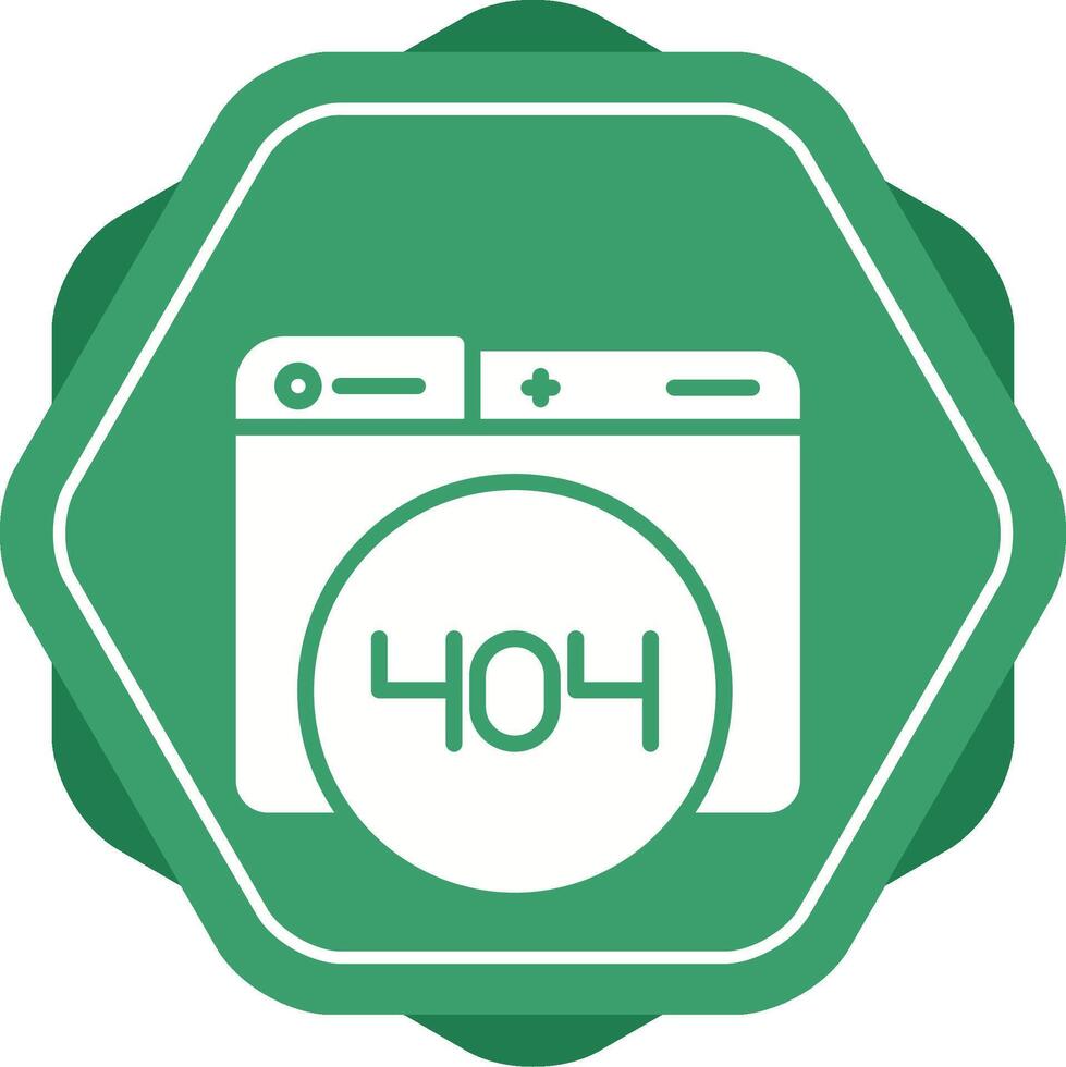 404 Error Vector Icon