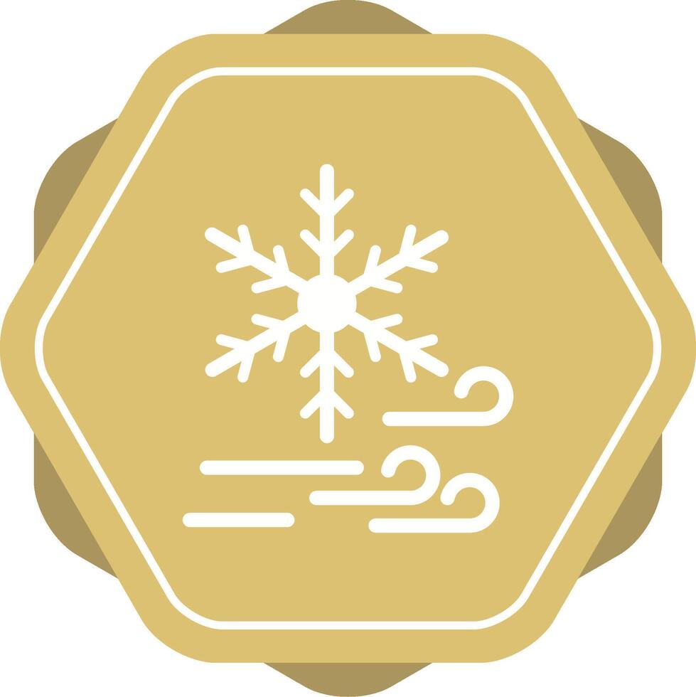 icono de vector de copo de nieve