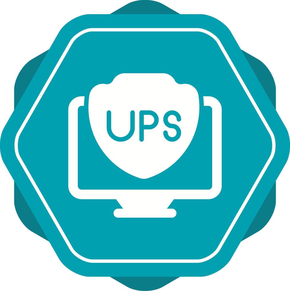 UPS vector icono