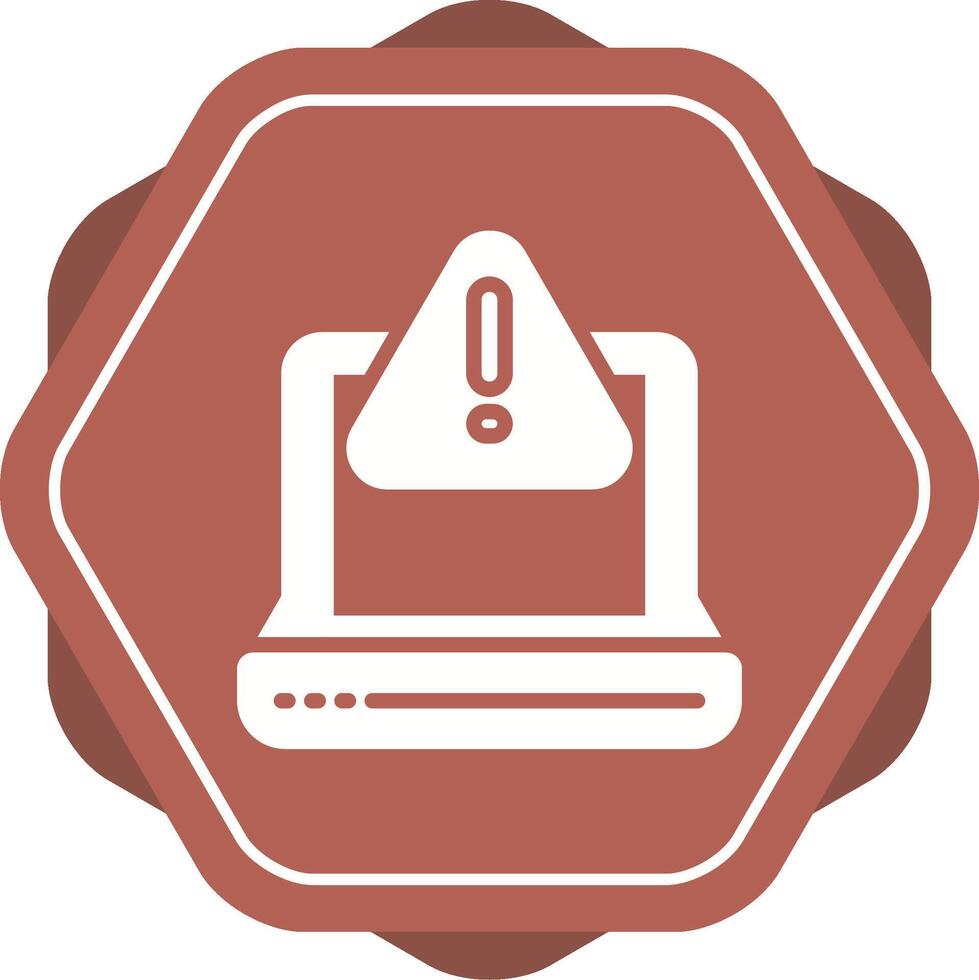 icono de vector de alerta