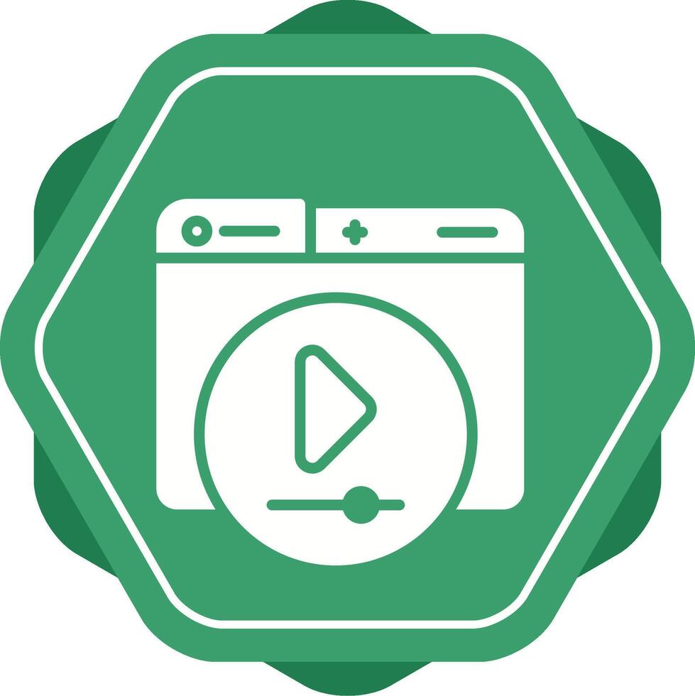 Video Player Vector Icon