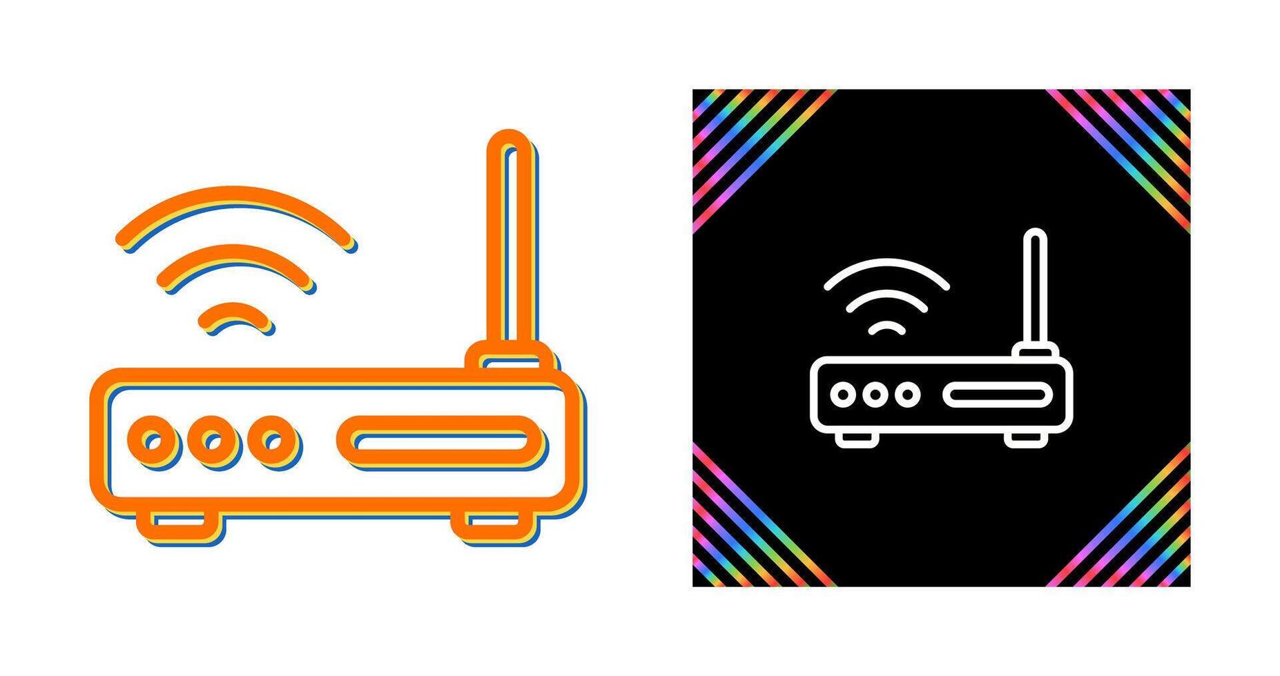 Wi-Fi Router Vector Icon