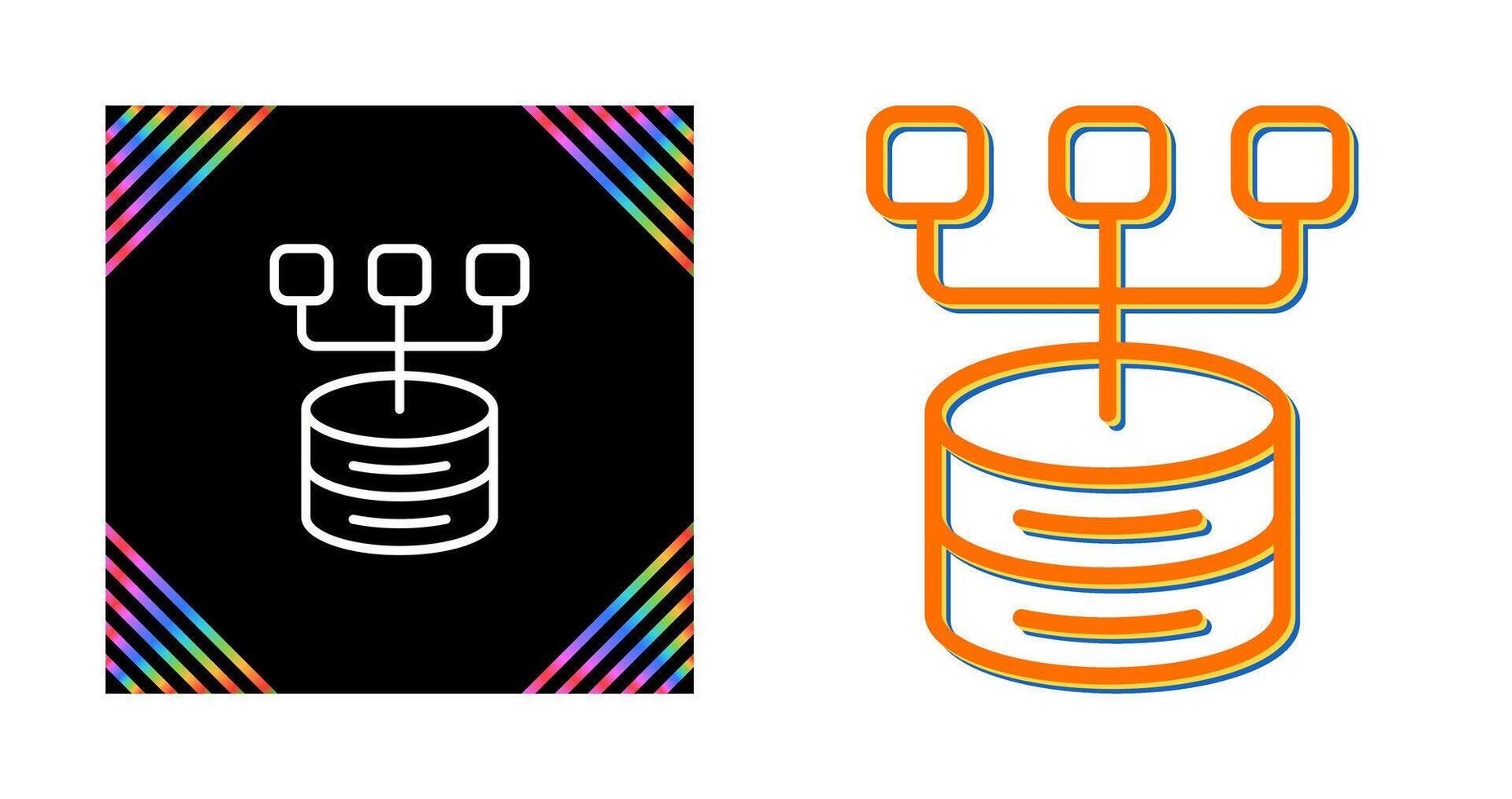 Data Modeling Vector Icon