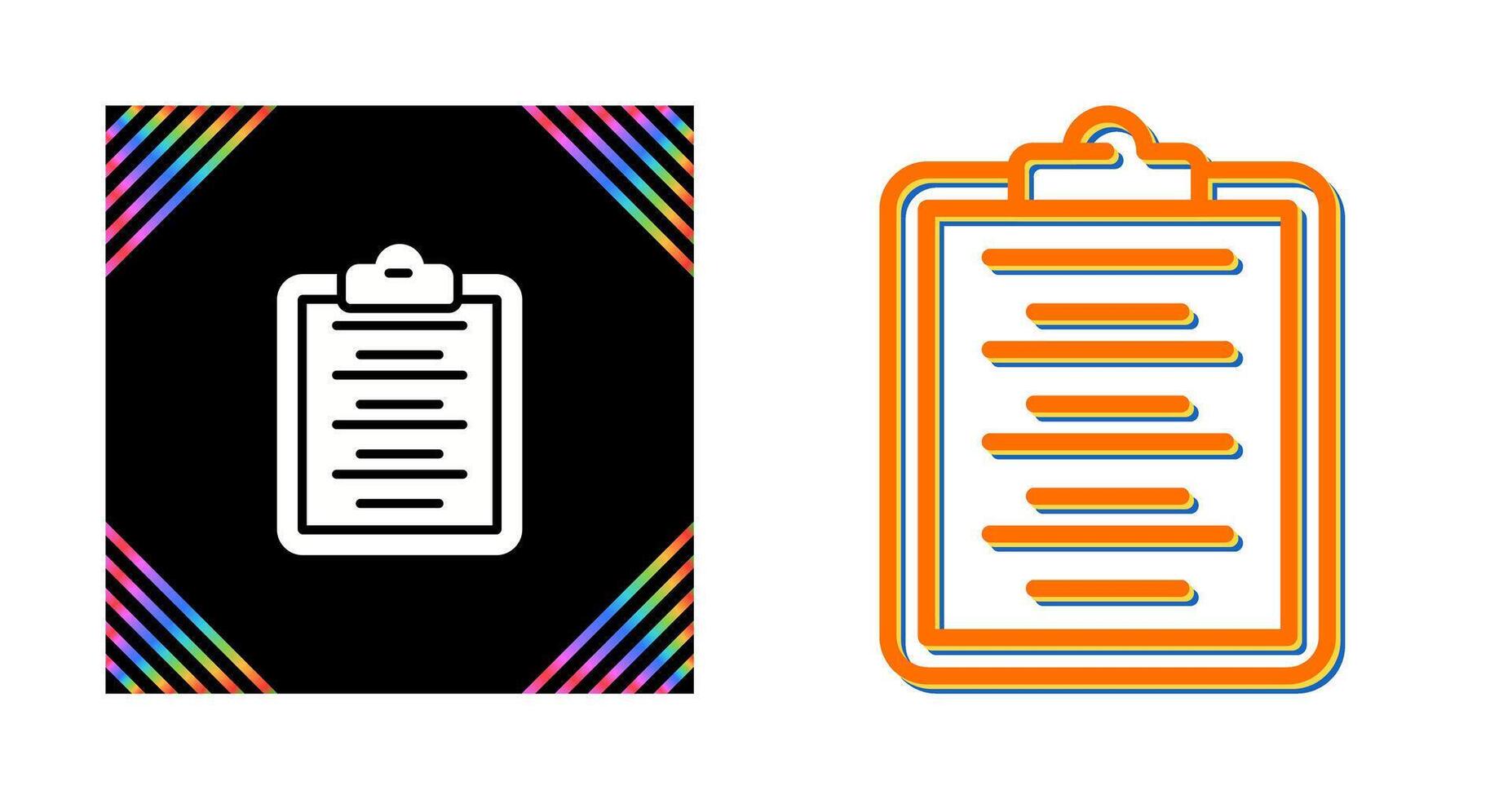 Writing Pad Vector Icon