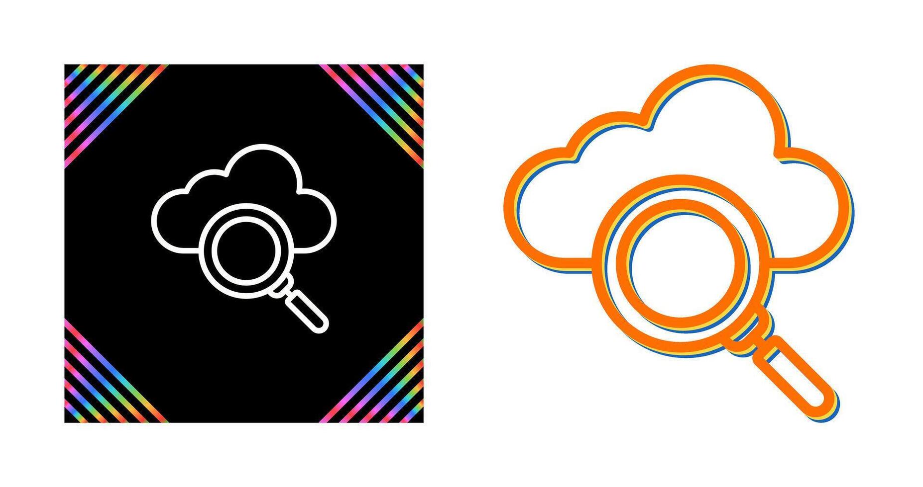 Cloud Server Vector Icon