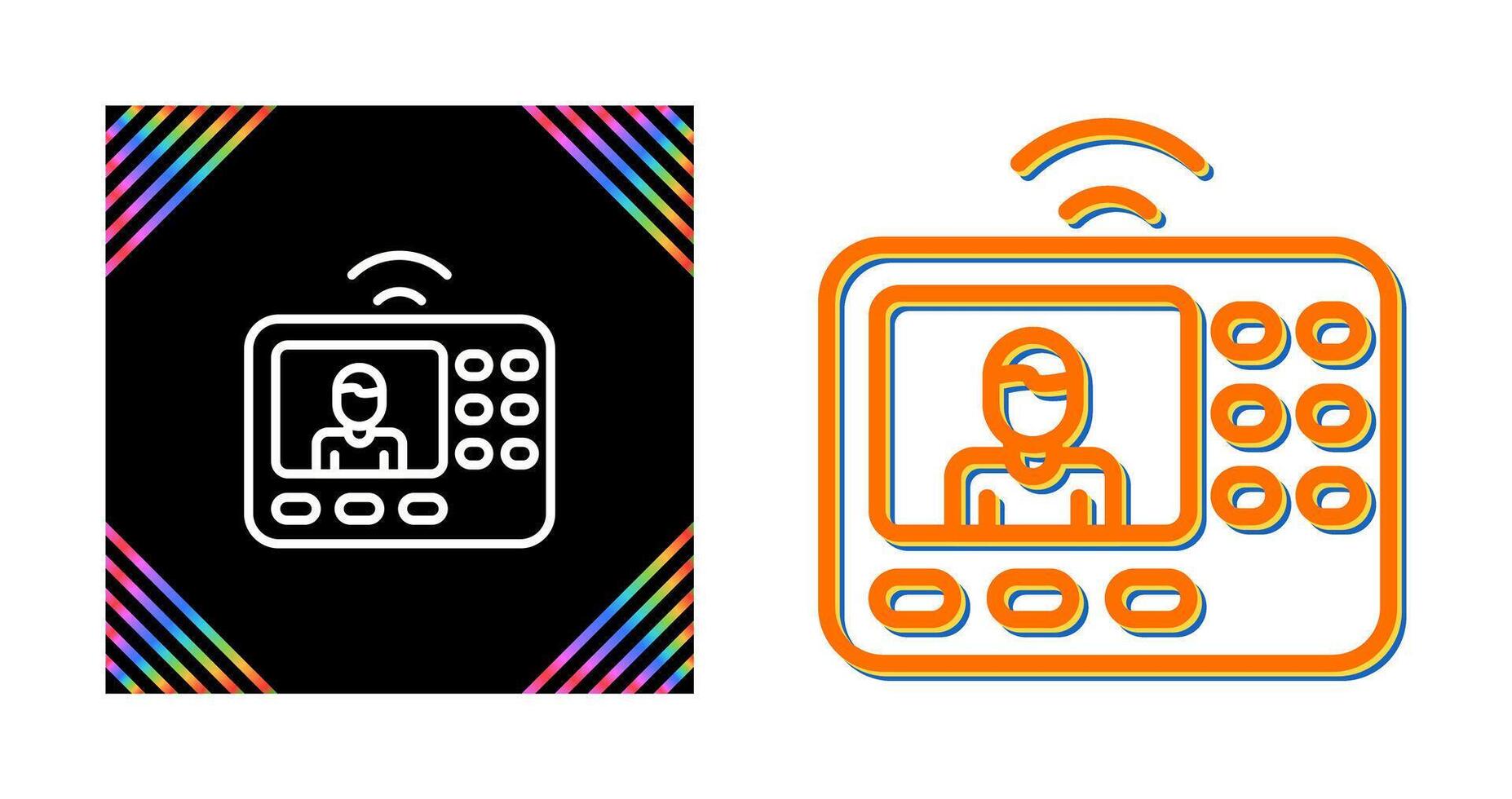 Intercom System Vector Icon