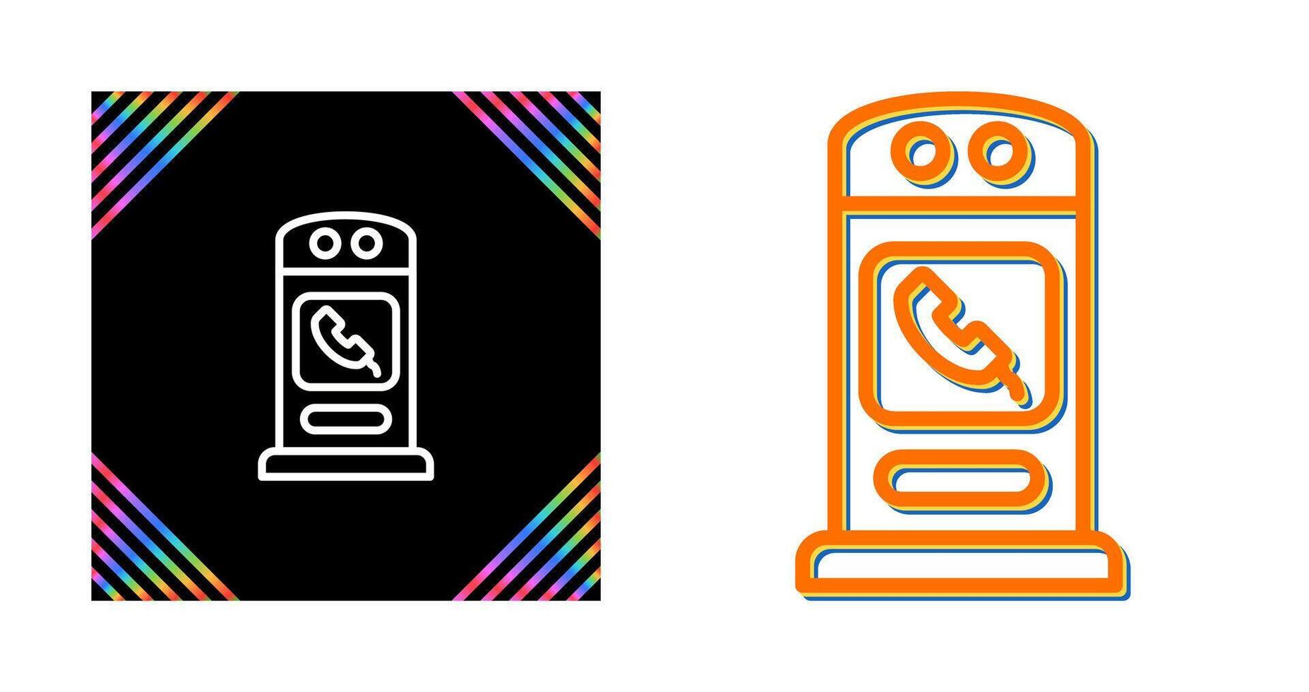 Phone Booth Vector Icon