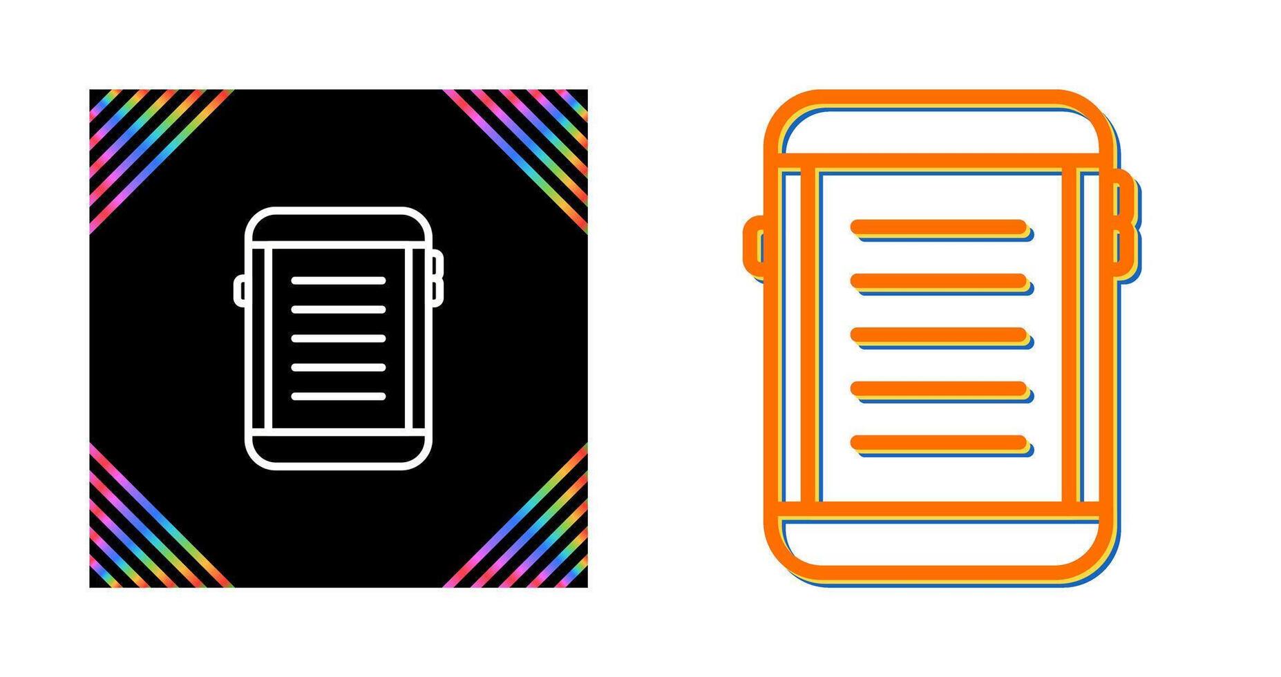 E-reader Vector Icon