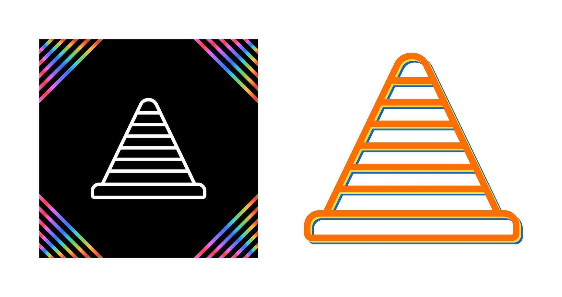 Traffic cone Vector Icon