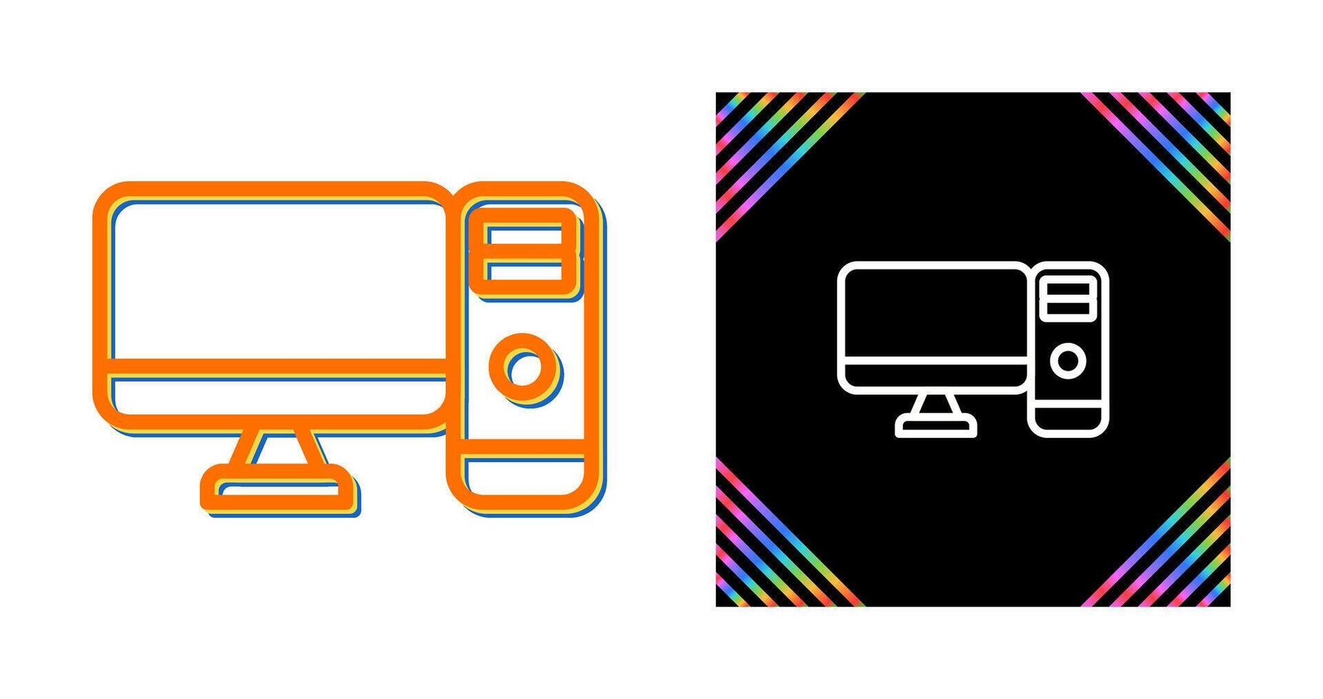 Computer Vector Icon