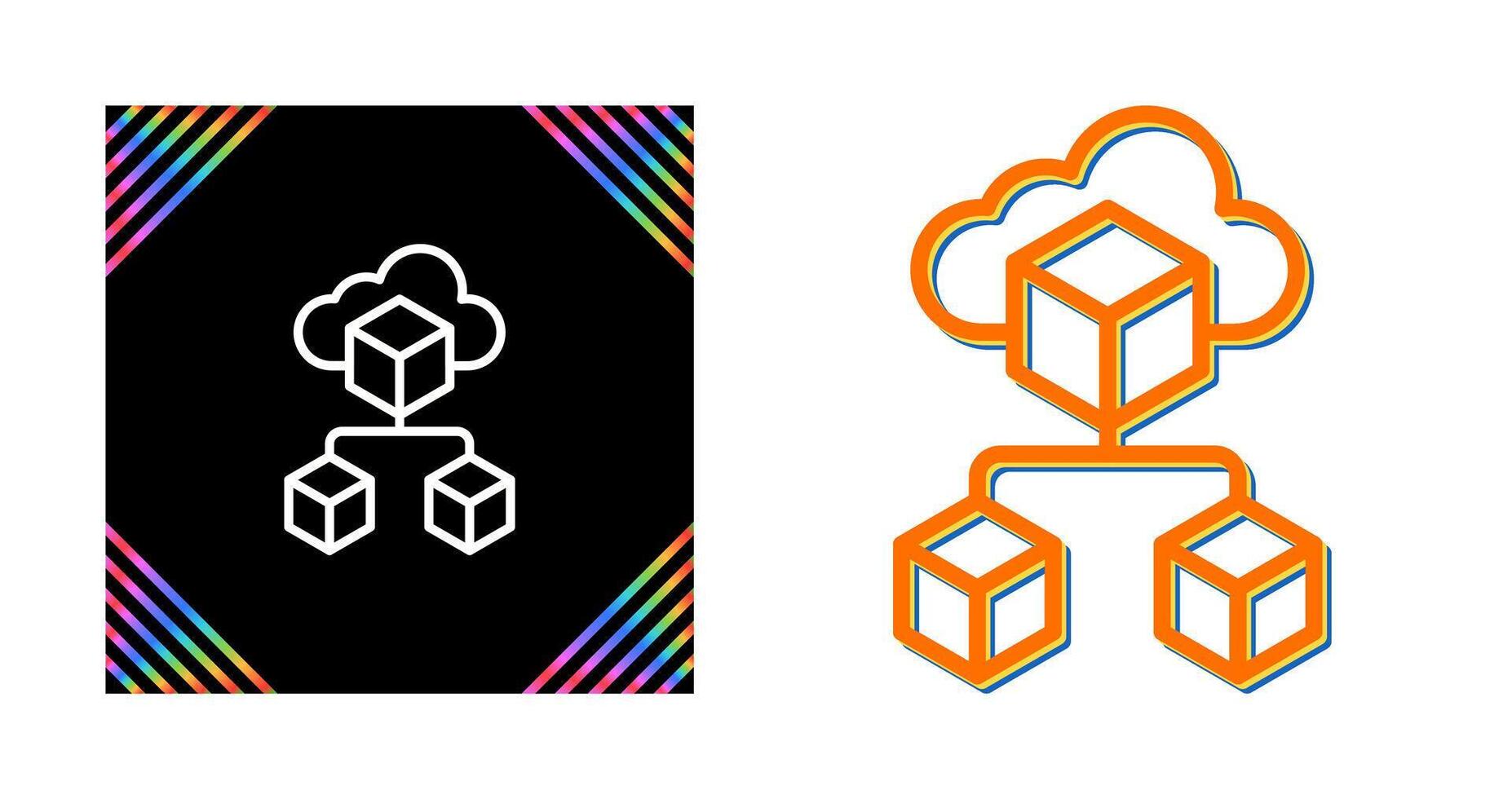Cloud Infrastructure Vector Icon
