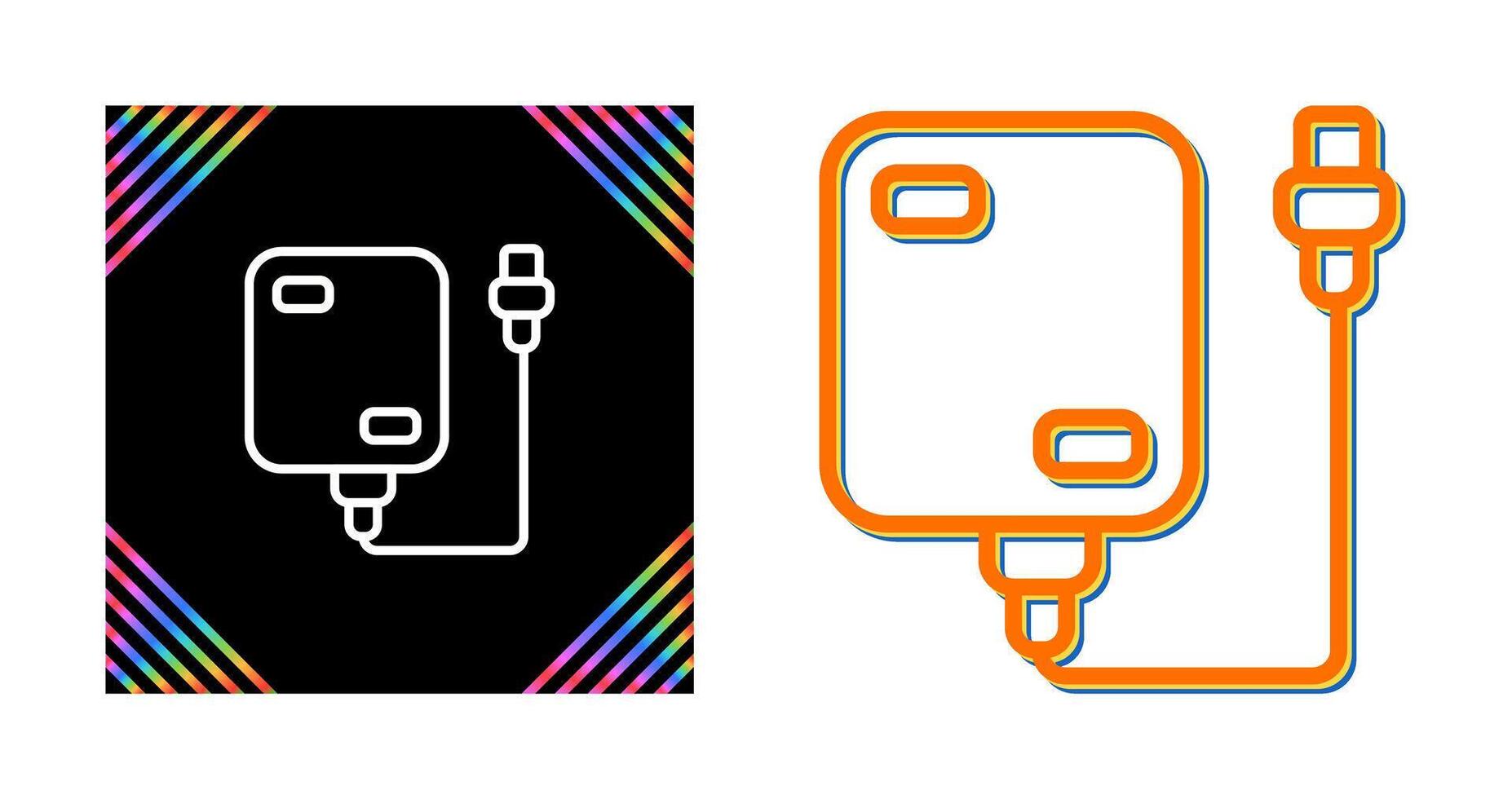 Portable Hard Drive Vector Icon