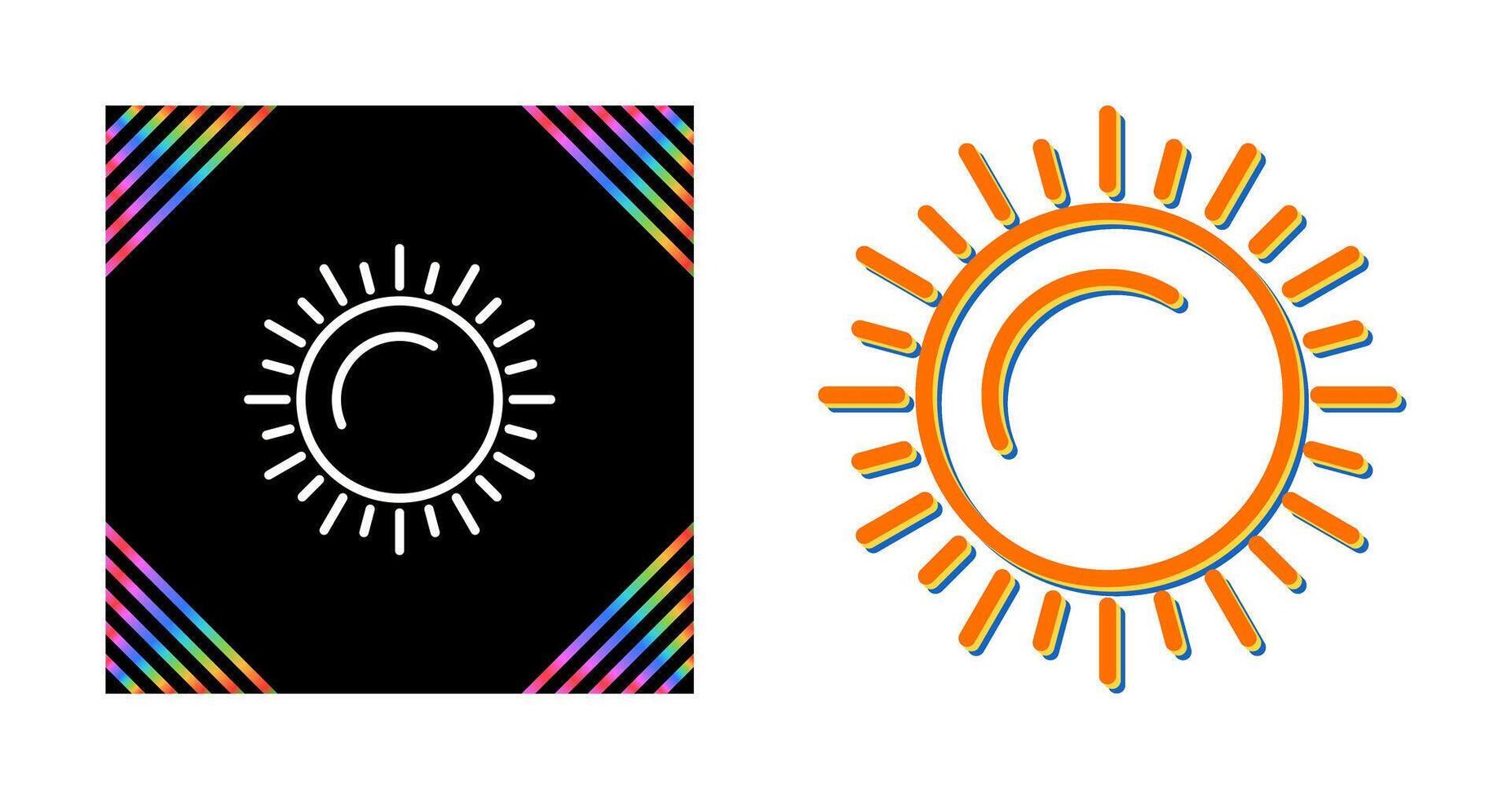 Sun Vector Icon