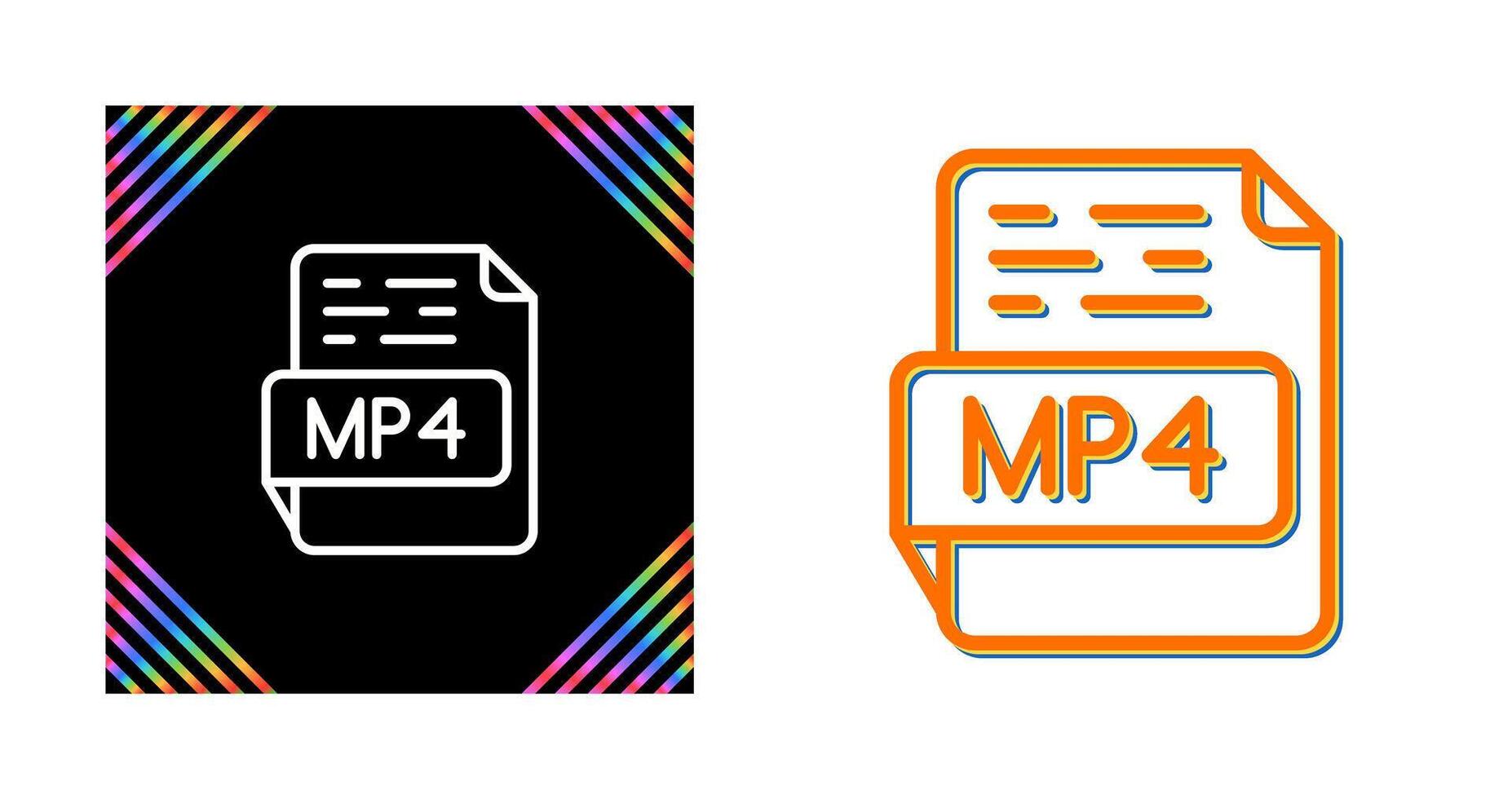 MP4 Vector Icon