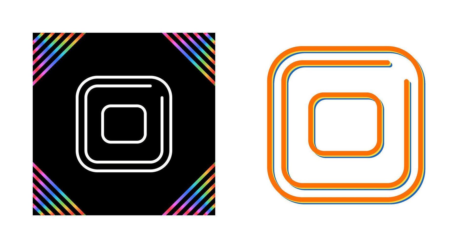 Stop Square Vector Icon
