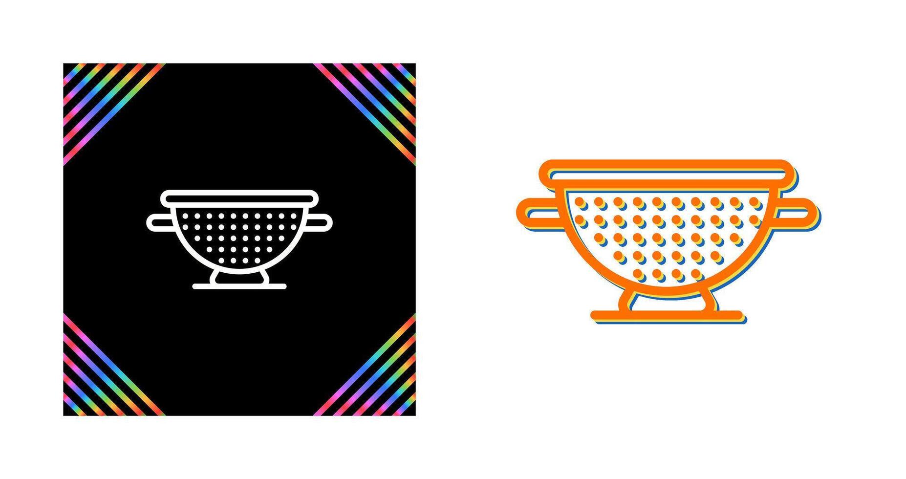 Colander Vector Icon